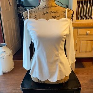 White off shoulder top!